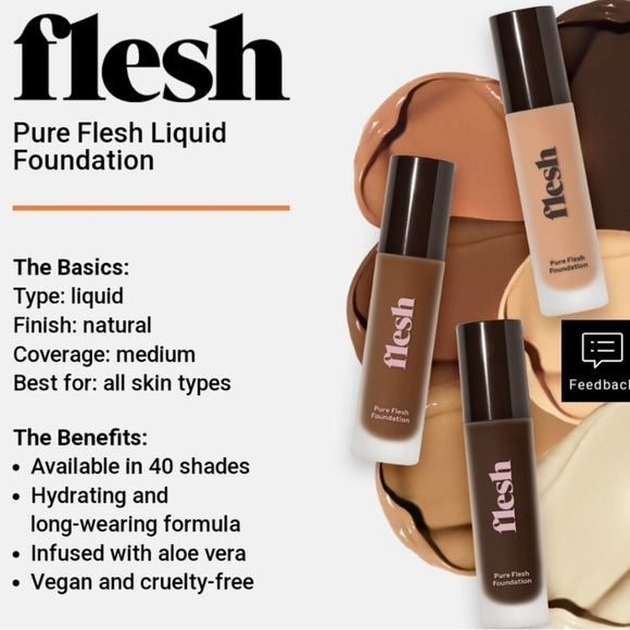Flesh Pure Flesh Liquid Foundation #37 Ganache - Picture 7 of 7